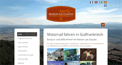 Desktop Screenshot of las-clauzes.de