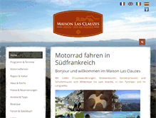Tablet Screenshot of las-clauzes.de